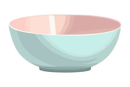 Kitchenware modern crockery bowl designのイラスト素材