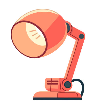 desk lamp light bulb decorationのイラスト素材