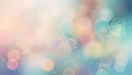 Shiny multi colored circles glowing in bright celebration decoration generated by artificial intelligenceの素材