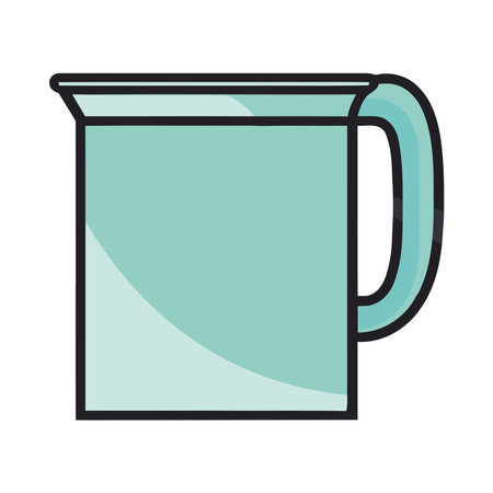 Modern coffee mug design with caffeine symbolのイラスト素材