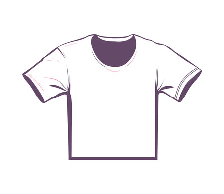 Fashionable men shirt design flat iconのイラスト素材