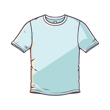 Modern vector fashion illustration of men shirtのイラスト素材