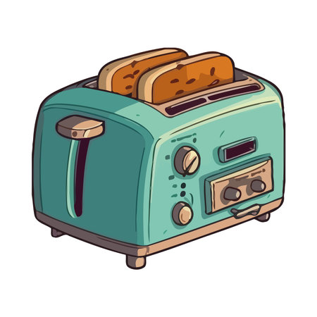 Toasted bread make perfect lunchのイラスト素材