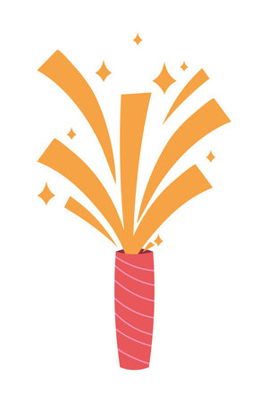 fireworks party celebration icon designのイラスト素材