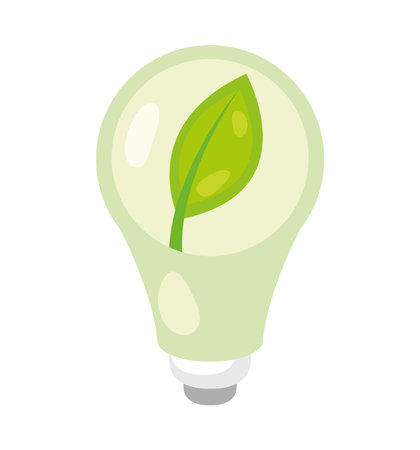energy bulb eco iconのイラスト素材