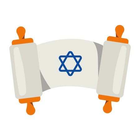 torah scroll illustrationのイラスト素材