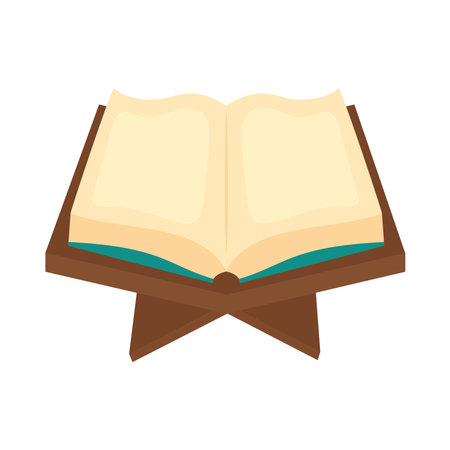 traditional quran open designのイラスト素材