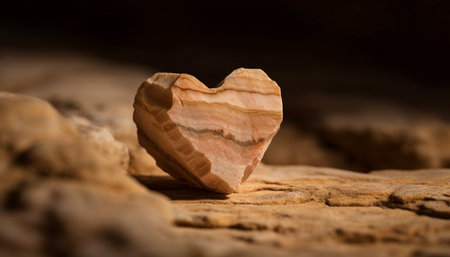 Nature beauty in a close up stone, sand, rock, outdoors, macro generated by artificial intelligenceの素材