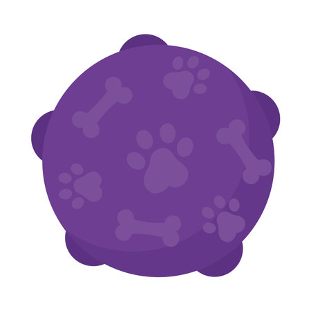 pet rubber toy ballのイラスト素材