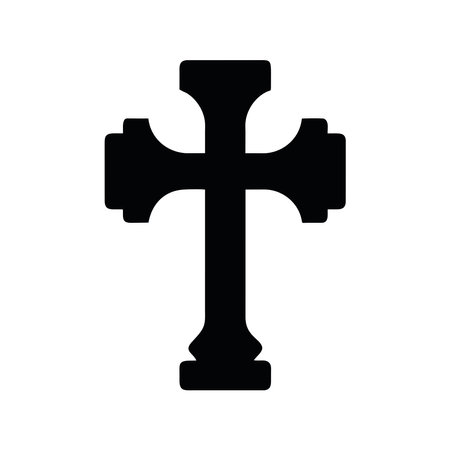 catholic religion crossのイラスト素材