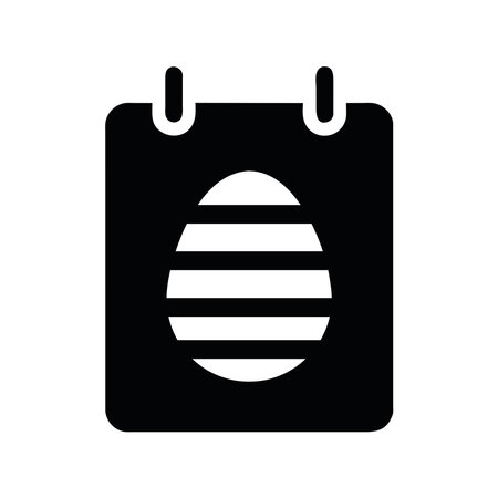 easter canlendar designのイラスト素材