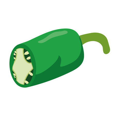 haf jalapeno greenのイラスト素材