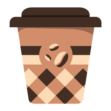 reusable coffee cupのイラスト素材