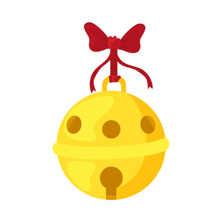 christmas bell illustrationのイラスト素材