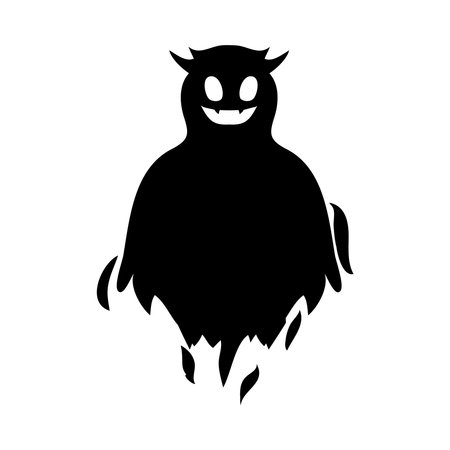 ghost creature spookyのイラスト素材