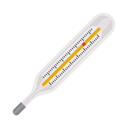 medical thermometer illustrationのイラスト素材