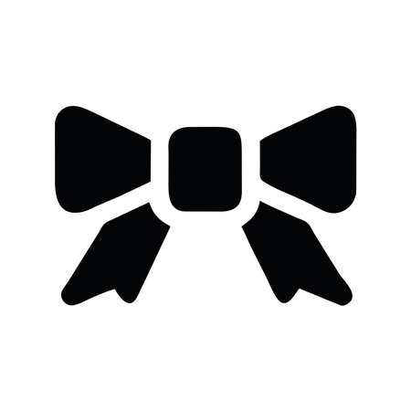 bow icon illustrationのイラスト素材
