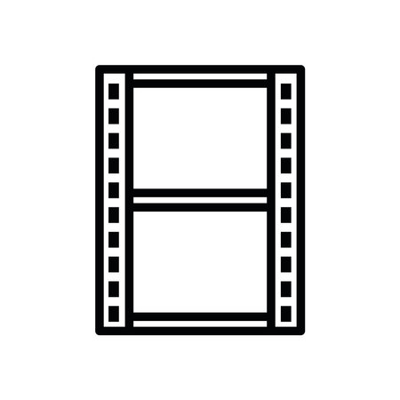 film strip icon illustrationのイラスト素材