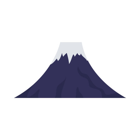 volcan illustration designのイラスト素材