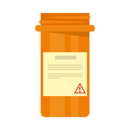 pills bottle designのイラスト素材