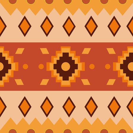native american patternのイラスト素材