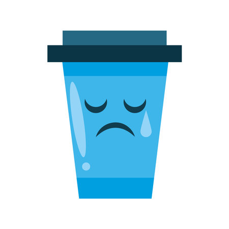 blue monday coffee cupのイラスト素材