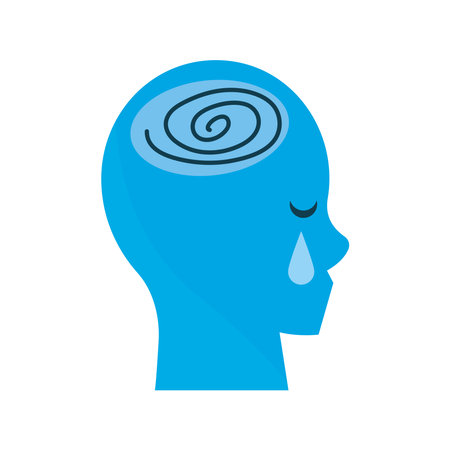 blue monday mental messのイラスト素材