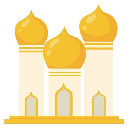 muslim temple illustrationのイラスト素材