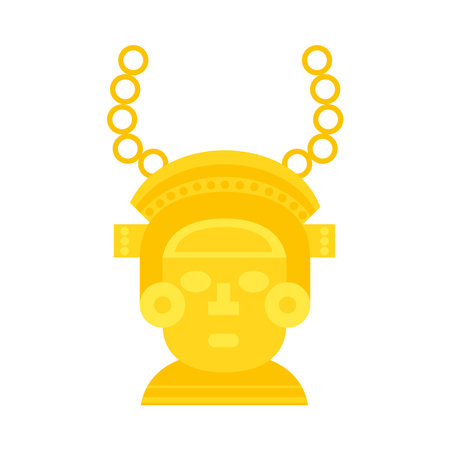 peru inca goldのイラスト素材