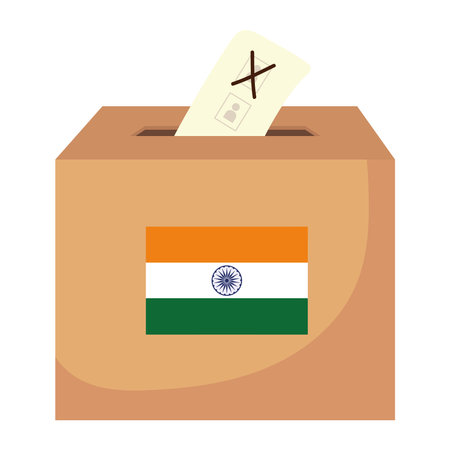 india general electionのイラスト素材