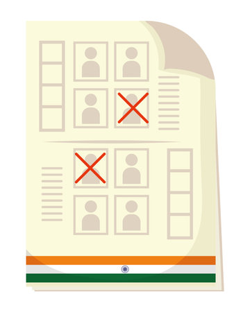 india general election choiceのイラスト素材