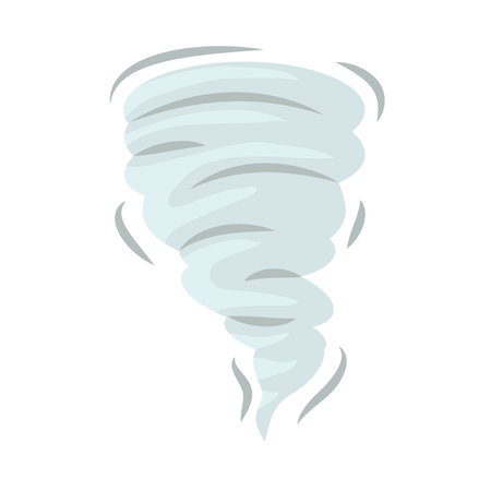 hurricane weather isolatedのイラスト素材