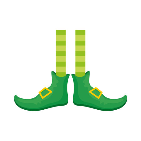 saint patricks day leprechaun legsのイラスト素材