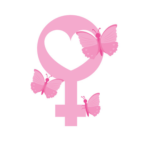 womens day symbolのイラスト素材