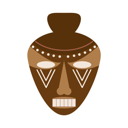 nigerian mask ancientのイラスト素材