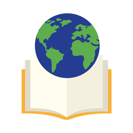 world book day isolatedのイラスト素材
