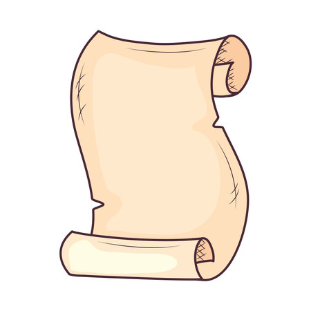poetry parchment paperのイラスト素材