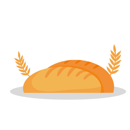 bread and wheat earsのイラスト素材