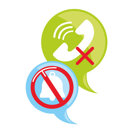 smartphone device with denied symbolのイラスト素材