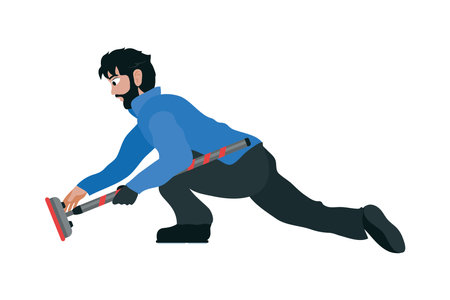 curling player character