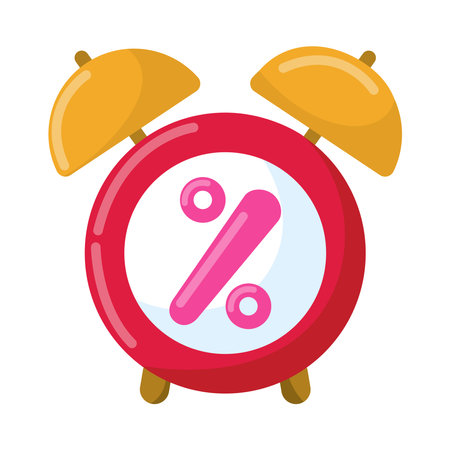 offer time commercial iconのイラスト素材