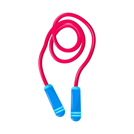 rope jump gym accessoryのイラスト素材
