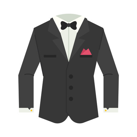 wedding groom tuxedoのイラスト素材