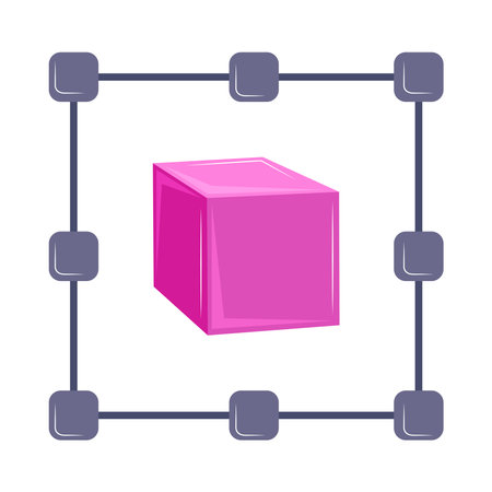 Graphic design vector editing tool iconのイラスト素材