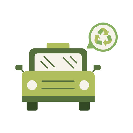 Sustainable Tourism Transport Iconのイラスト素材