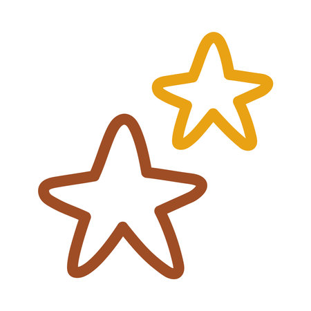 Abstract Shapes Star Artistic Minimalist Designのイラスト素材