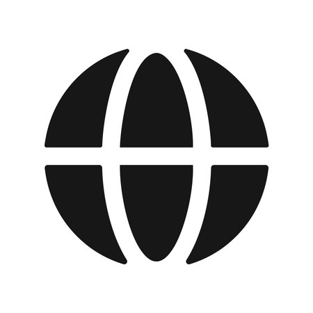 Icon user interface web design globeのイラスト素材