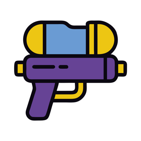Carnival water gun iconのイラスト素材