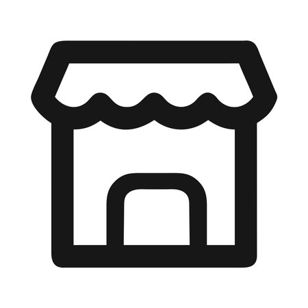 Icon user interface storeのイラスト素材