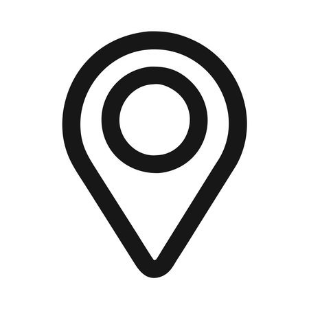 Icon user interface location pinのイラスト素材